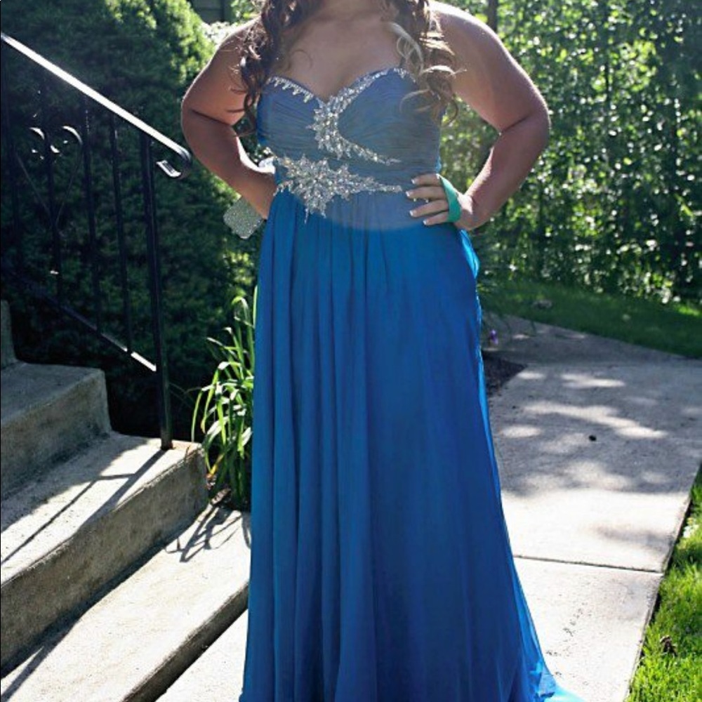 Blue Prom Dress